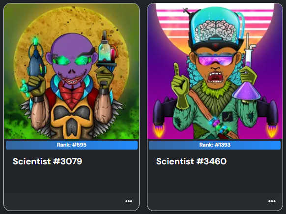 MarttinChriste1's tweet photo. Some time ago I added to my @TheLaboratoryIO so here is two new #scientist for my crew🔥
Now I'm holding 17 items in this project!
#Cro #crofam #discout #cronoschain #SC #TheLab https://t.co/yMzcWTRh5J