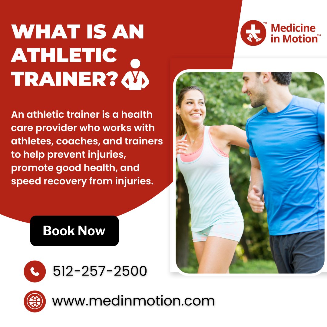 MedinMotion's tweet photo. Medicine in Motion is dedicated to providing you with the highest quality athletic training services, most professionally and compassionately possible. #Athletics #Training #personal #Training #Quality #Services #professional #medinmotion #austintx https://t.co/jmDkMjbIpS