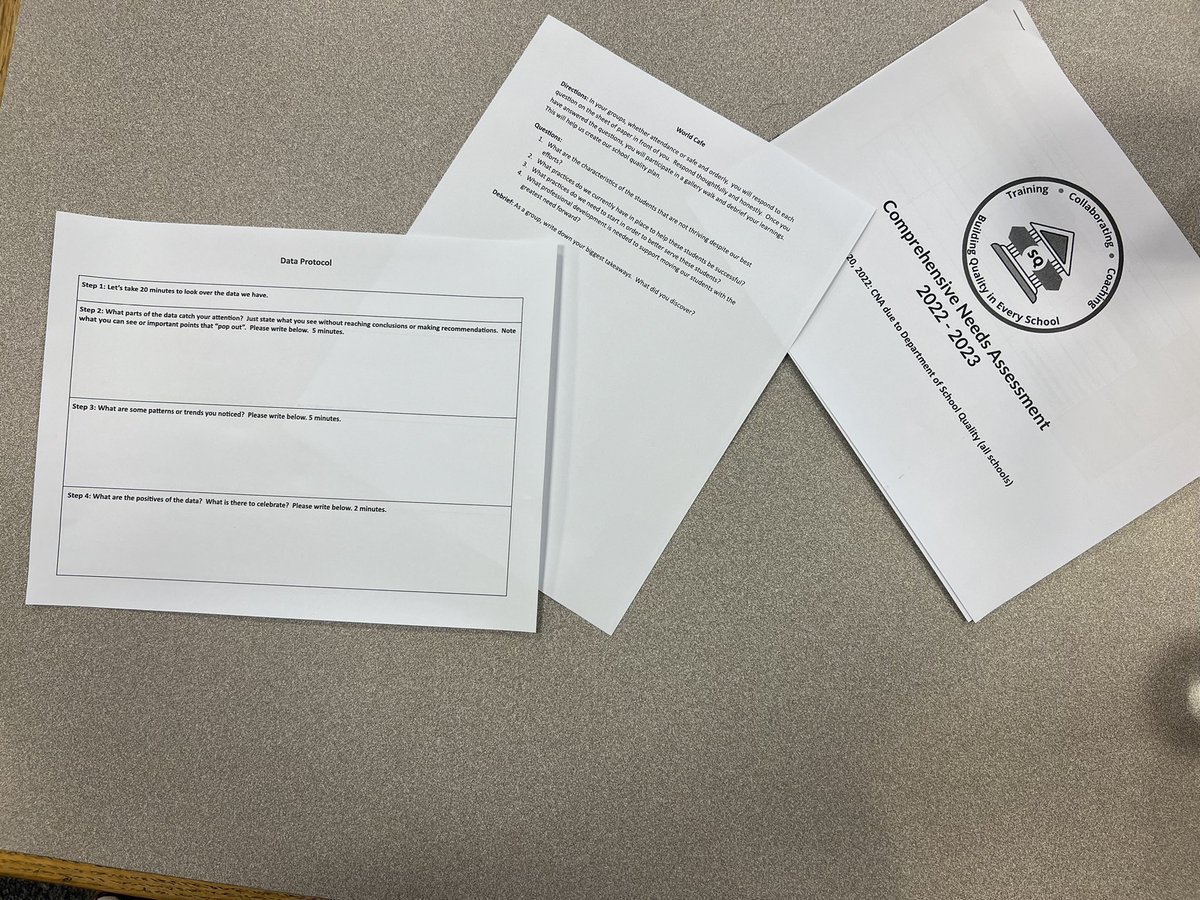 cswartz22884's tweet photo. So proud of Pocahontas teachers for their commitment and hard work with the CNA process!  They nailed the data protocol and have so many great ideas for the new year!  #itsgreattobeahawk #creatingqualityschools #pocahontascultivates https://t.co/W15GajC4cH
