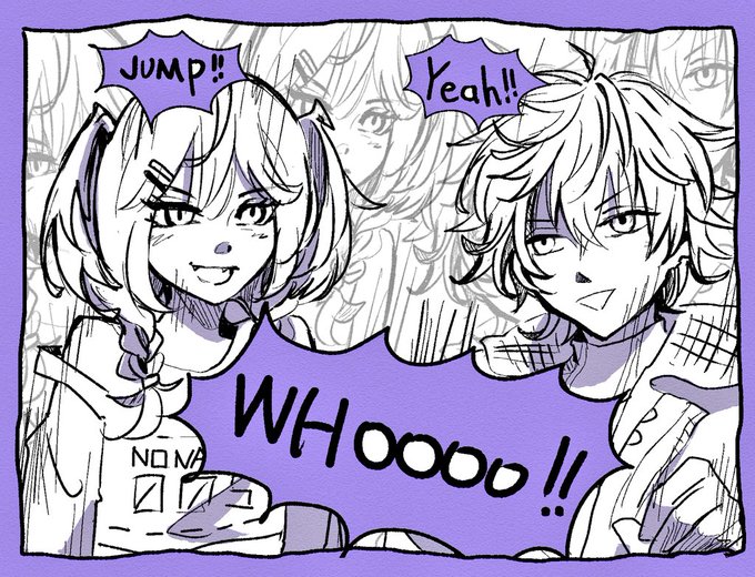 Yeah!!!!!!!!!
Passion english &amp; japanese!!!!! Foooooooooo!!!!!!
#にじさんじラジオ体操部 
#絵スコート #Artsuki 