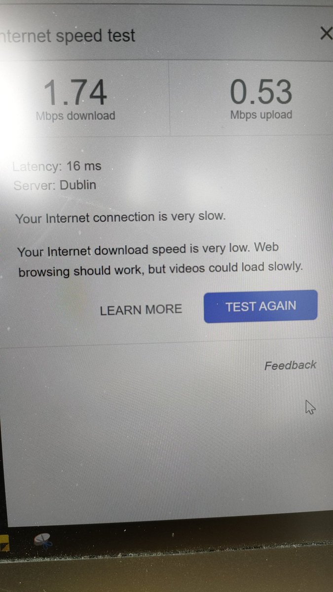 Glyn_SBUHB's tweet photo. Come on @EE , 4th day in Cardiff attempting to use your mobile data.....3 different devices / SIMs showing the same speeds..... Paying for a 5g service too...... The new ESN is never going to happen at this rate. Your tech team were ok, but couldn't resolve. #disppointed https://t.co/8Njldxi5SV