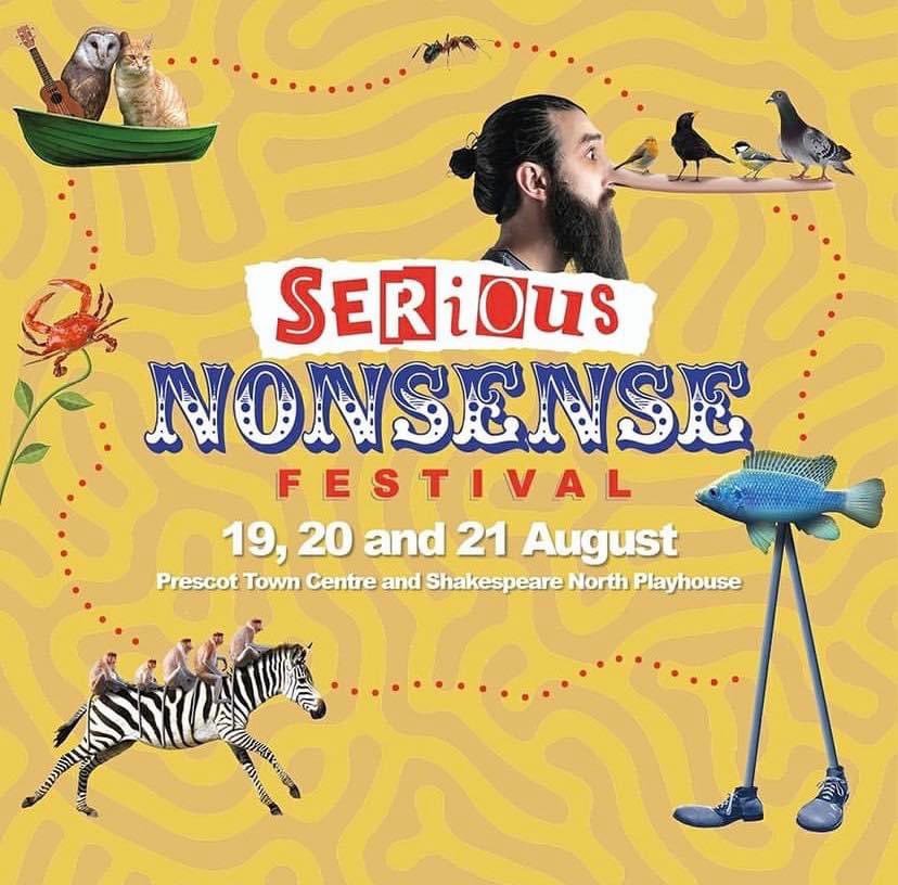 SERIOUS NONSENSE FESTIVAL 🎪🤪 
This Friday, Saturday & Sunday in Prescot 

Our window display is inspired by Edward Lear 👃🏼🐦🐤🐧

#SeriousNonsenseFestival #EdwardLear #Prescot #Knowsley #ShakespeareNorthPlayhouse #BoroughofCulture