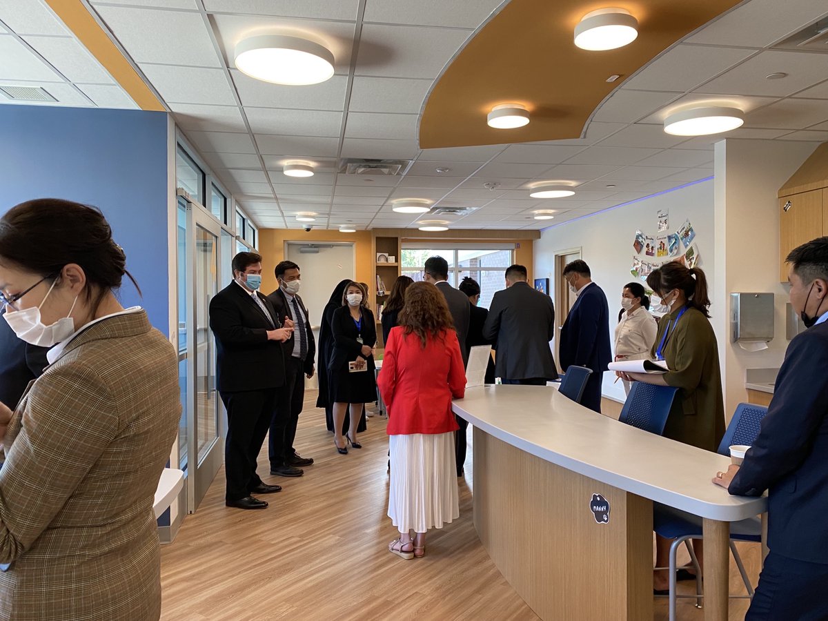 ✨Next stop for the delegation from Mongolia we're hosting was in Baltimore where they got to tour the <a href="/LBCenterForHope/">Center for Hope</a> facility &amp; learn. The Multidisciplinary Task Force from Mongolia is here to learn how CACs work as part of preparing to build a similar system in their country.