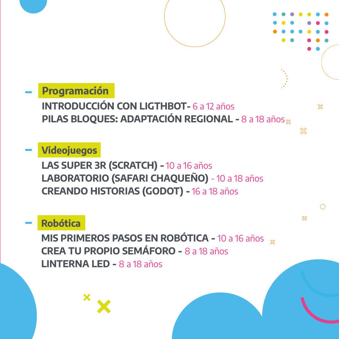 ELEChaco's tweet photo. Te contamos que en #Fontana está @ConectarLAB #Chaco , un espacio para aprender y experimentar desde el arte, la ciencia y la tecnología

Escribinos a conectarlab@elechaco.edu.ar para agendar tu visita https://t.co/C47vAbfw54