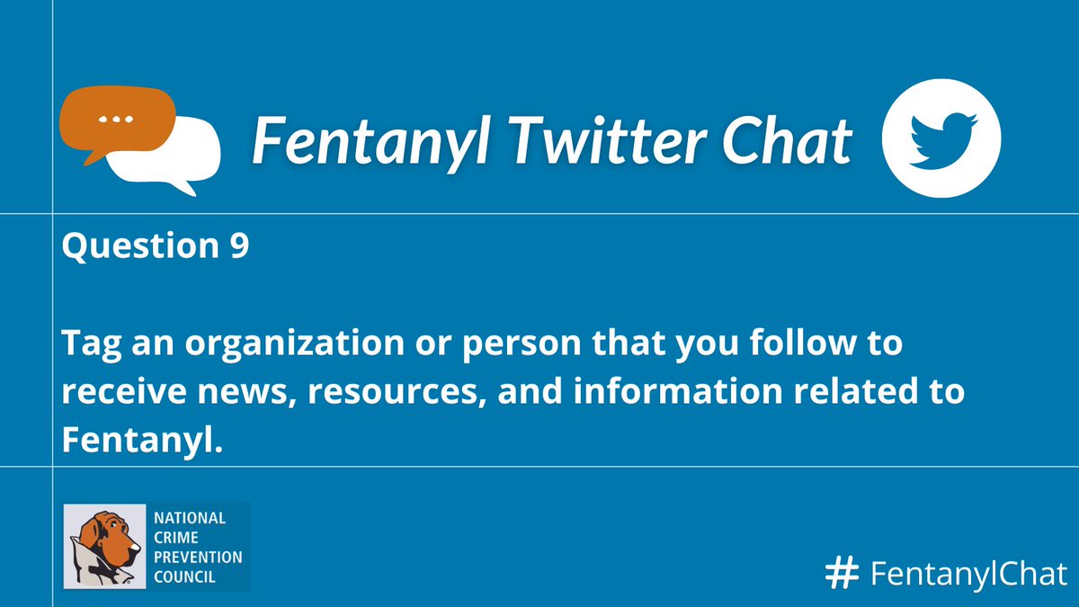 McGruffatNCPC's tweet photo. Okay..time for our last question! 

Additionally, NCPC will host its first ever Fentanyl symposium this October. This will bring community leaders, law enforcement, and government officials together. Follow us to learn more! #FentanylChat https://t.co/VXvJZz0C3G