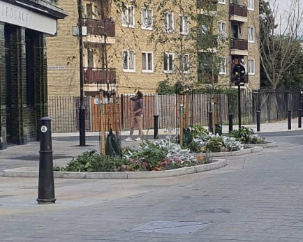 We can mitigate the impact of heavy rainfall in urban areas by planting trees, creating rain gardens and depaving. So maybe <a href="/TowerHamletsNow/">Tower Hamlets Council</a> could explain why they want to remove these? #SuDS #Flooding