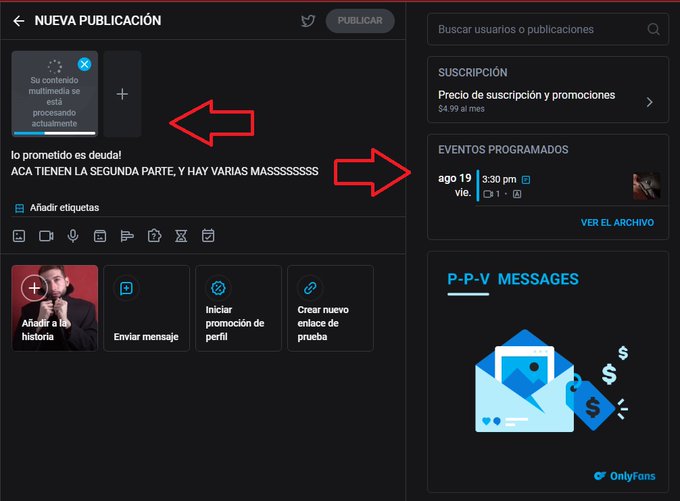 ya se esta subiendo la continuacion de mi video de pornhub y otra publi para el viernes!!  que esperan