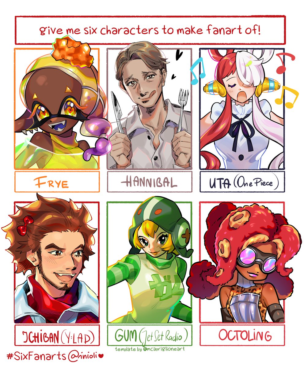 thank you for all suggestions 🥹 
#sixfanarts 