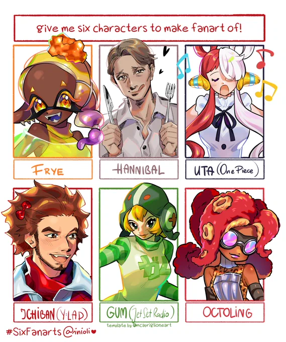 thank you for all suggestions 🥹 
#sixfanarts 