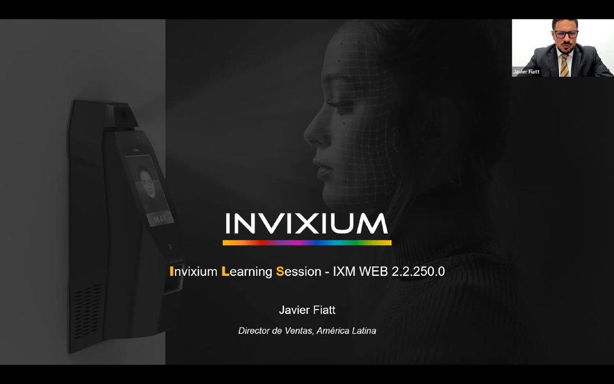 Invixium's tweet image. Thanks to all who joined our webinar today - our first Invixium Learning Session in Spanish!😀

Subscribe to our newsletter to keep up-to-date on future webinars and events: bit.ly/3wbHI4Z

#touchlessbiometrics #accesscontrol #workforcemanagement #MadeInCanada #webinars