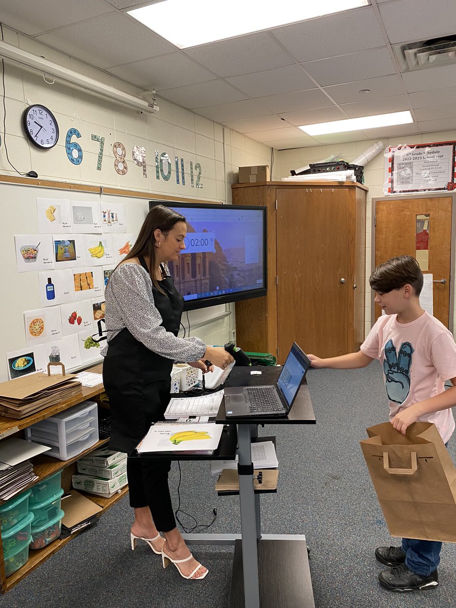 The_Mrs_Rigg's tweet photo. Welcome to the Math Market 🤩 where shopping helps us build fluency with adding and subtracting decimals!! #ELITElearning #realworldapplication https://t.co/Ndgy82t0VR