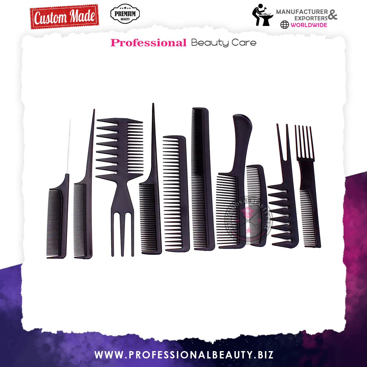 10 PCS Hair Stylists Professional Styling Comb Set Variety Pack Great for All Hair Types & Styles

#barbercollege #barberuniversity #cosmetologyeducation #thebarberpost #barbertutorial #barberia #nastybarbers #barbergang #usabarber #graciasdios🙏 #explorebarberpage #barberstudent