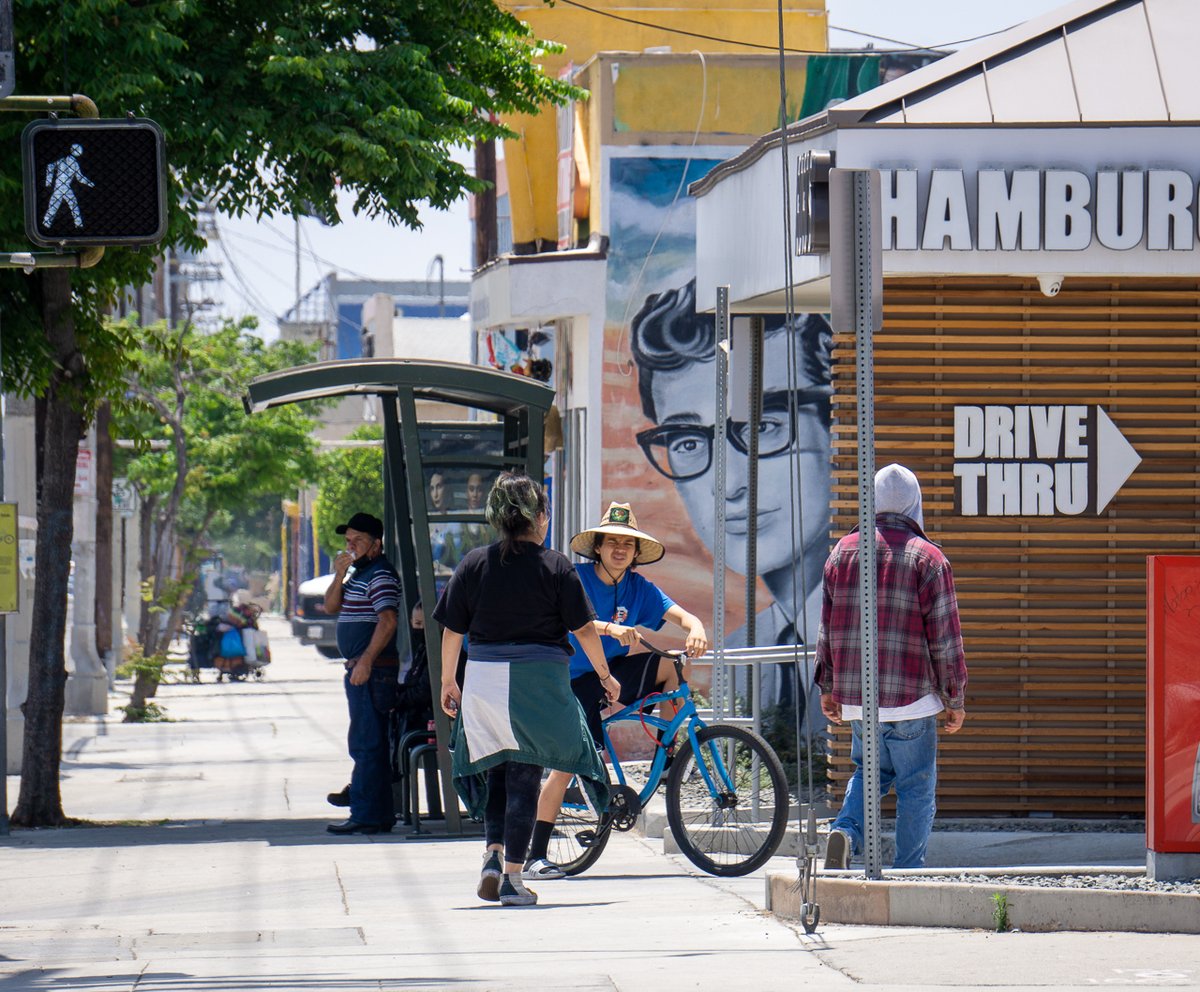 OutfrontDecaux's tweet photo. Did you know:
By walking, wheeling, cycling, rolling and riding public transit, active transportation allows people to make exercise part of their daily routine. 

Let’s continue to invest in safe, active and accessible ways of getting around LA🍃

#investintransit
#labusstops https://t.co/6FYfpbSvwY