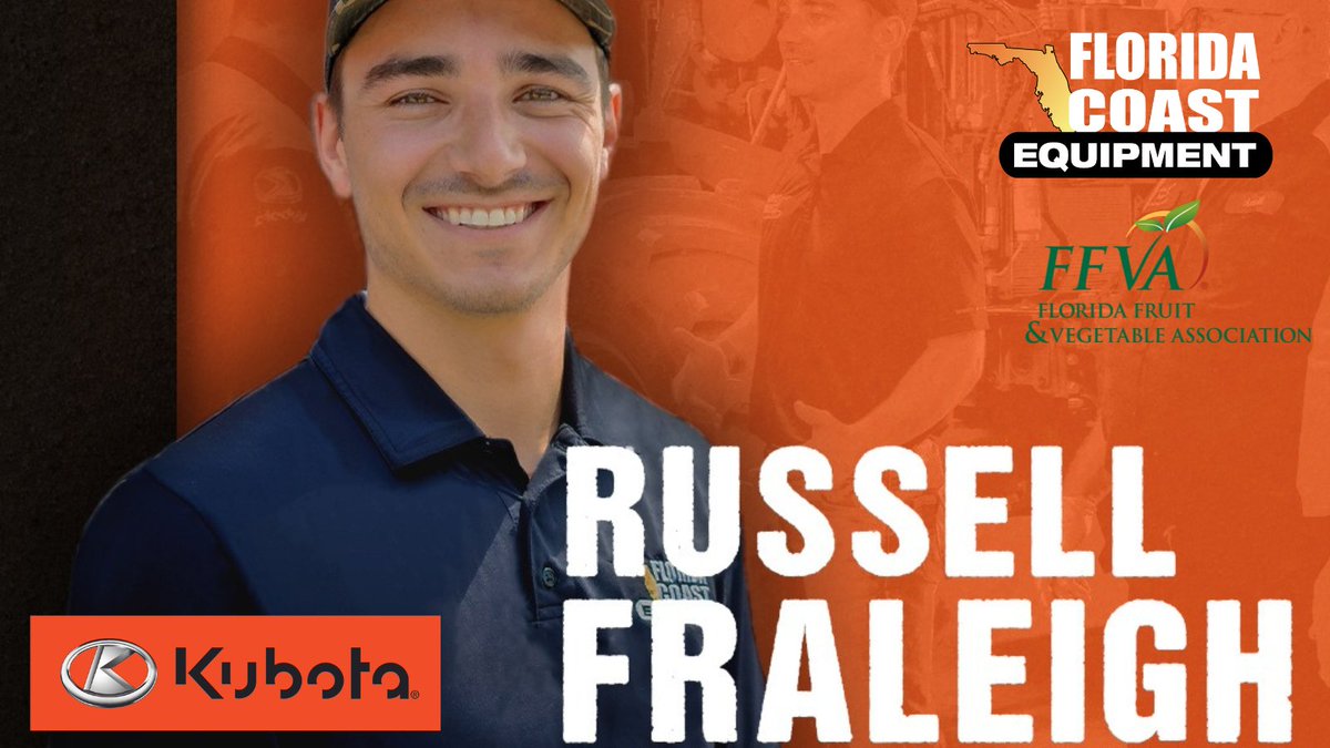 FloridaCoastEq's tweet image. We believe in investing in our people as they further their education with industry partners like @FlaFruitandVeg. Our very own Russ Fraleigh has been accepted into the #FFVA #EmergingLeaders Class 12 and we couldn't be more proud.

Congrats Russ!

#Kubota #Agriculture