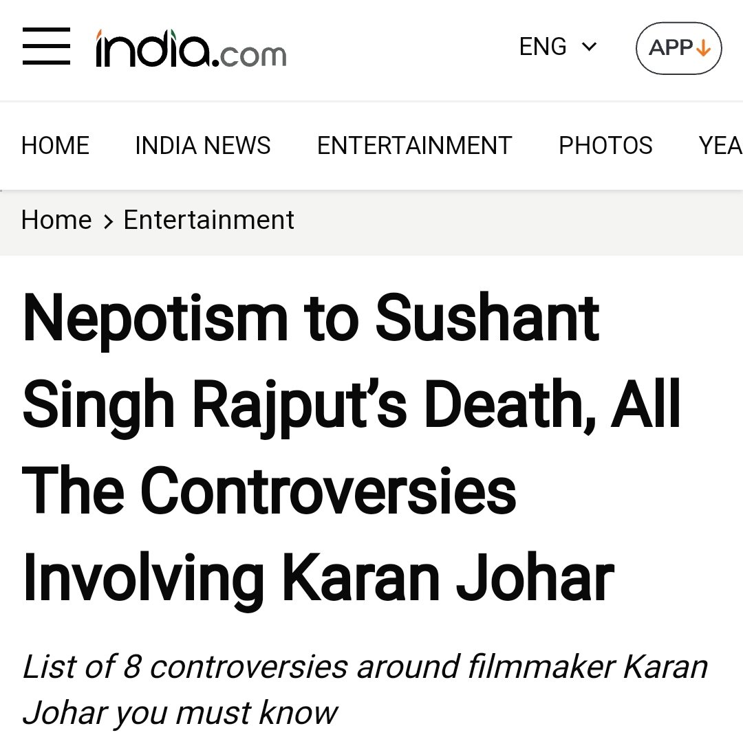 Megamass147's tweet photo. Sushant Singh Rajput fans, read this below article screenshots..
We should Boycott Karan Johar movies 

#SushantSinghRajput #SSR #BoycottBrahmastra #Brahmastra #BoycottbollywoodCompletely
#ssrthroughback_thread #SushantSinghRajput𓃵 #ArjunKapoor 
#JusticeForSushantSinghRajput https://t.co/WIvj1GhHoA