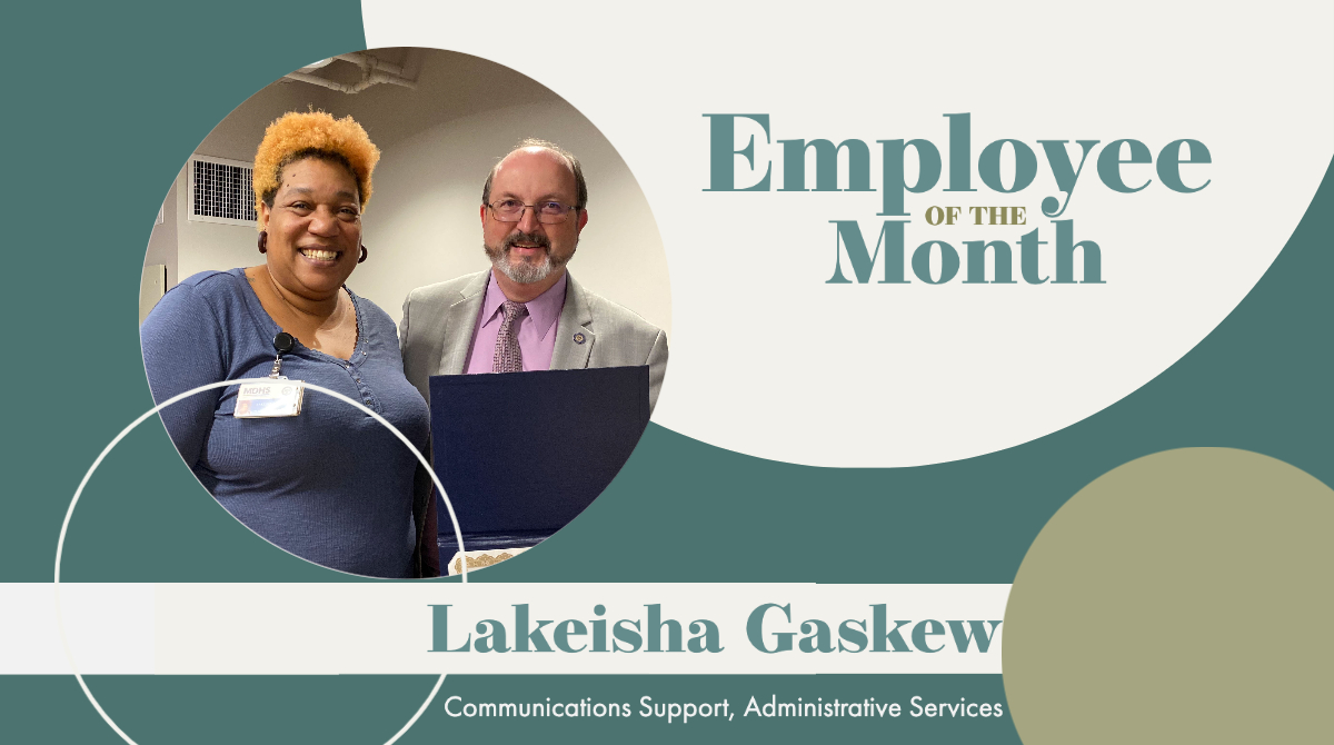 MS_DHS's tweet photo. Today we spotlight Lakeisha. Lakeisha is always happy to help; it shows through every interaction and email. Her attention to detail and the uplifting way in which she presents herself are commendable, and she deserves to be recognized as employee of the month. #MSMDHS #teamwork https://t.co/of1vZ5dyQf