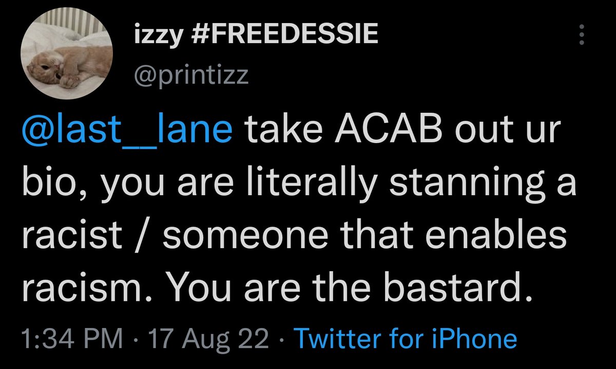 last__lane's tweet image. oh they're maaaad. listen, no one is forcing you all to lie about a woman constantly, that's cop behavior

still waiting on that proof grace supporting racism. and no, mildly clapping back at an insult isn't racism