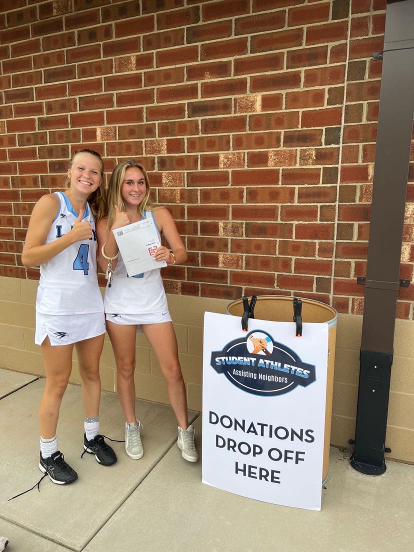 FH helping out Student Athletes Assisting Neighbors! Thank you for everyone’s donations.