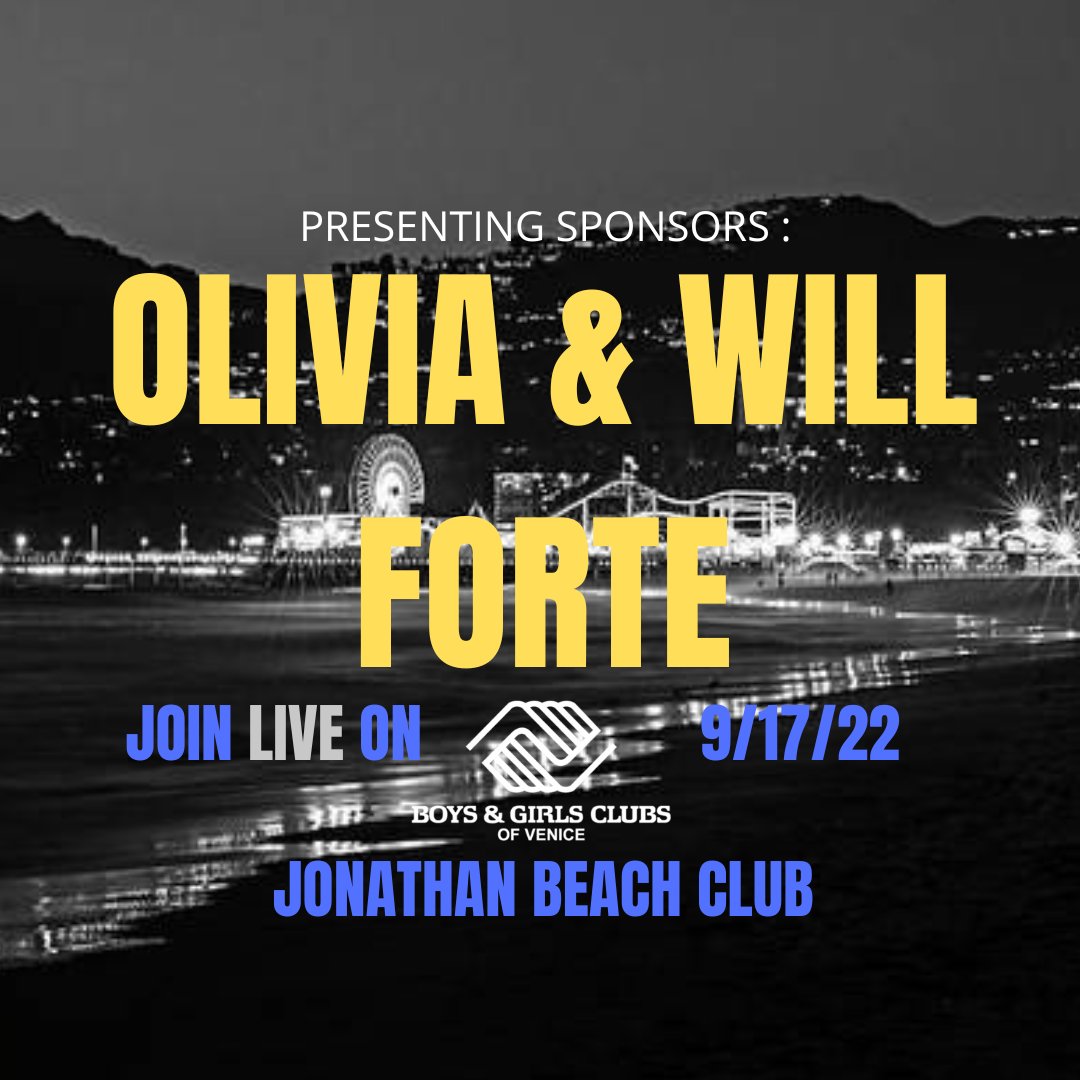 RSVP today and joins as we honor actor and Club champion Will Forte for his commitment to helping the young people in our community reach their fullest potential. We can't wait to see you there! loom.ly/33C5fIg

#livefrombgcv #bgcvenice #Annualgala #wearevenice
