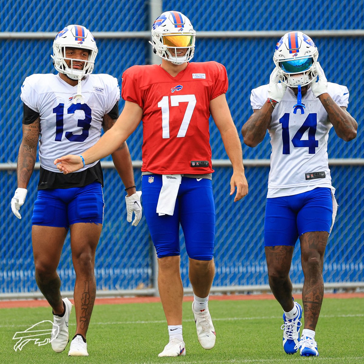 BuffaloBills's tweet photo. The big three. 🔥

#GoBills | #BillsMafia https://t.co/bp98aTER94