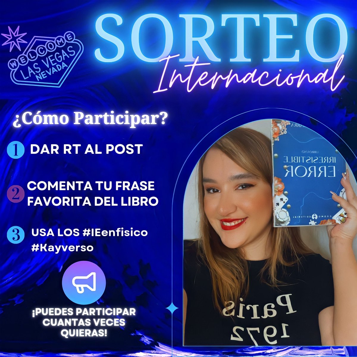 KayurkaR's tweet photo. ¡Hola mis niños! Hoy vengo con un sorteo internacional para que puedan ganar un ejemplar firmado de Irresistible Error, que también incluye: separador, postal firmada y una cartita dedicada al ganador. 

Los pasos para participar están en la imagen+ https://t.co/2aaO1S1JPS