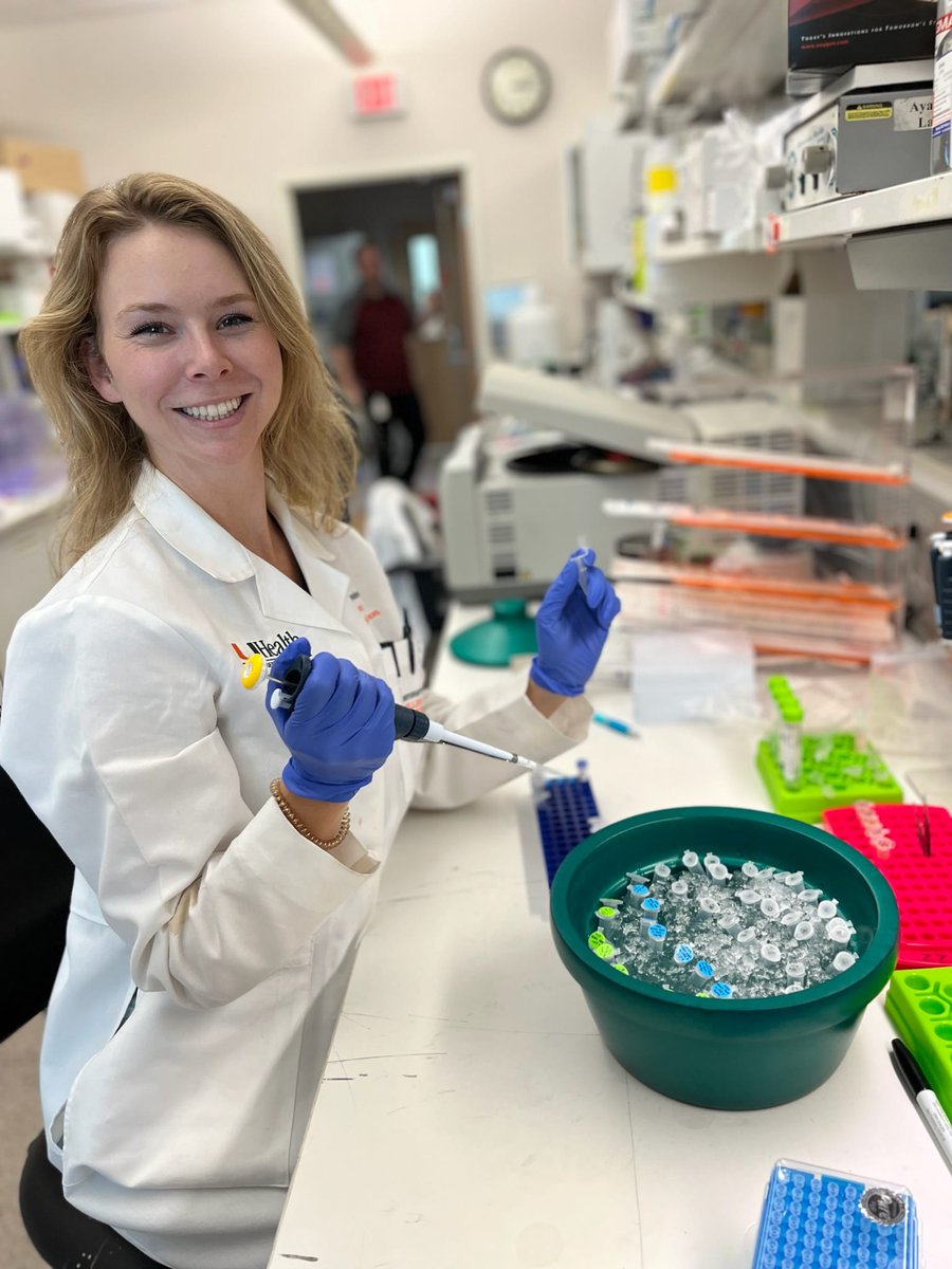 UMiami_NGP's tweet photo. Congratulations to our very own Jessica Dennison on her successful NIH F31 grant!! Her time in the Wahlestedt Lab is spent studying the effects of menopause on epigenetic mechanisms and cognition. Keep up the amazing work Jessica!! https://t.co/mXeJq78Czr