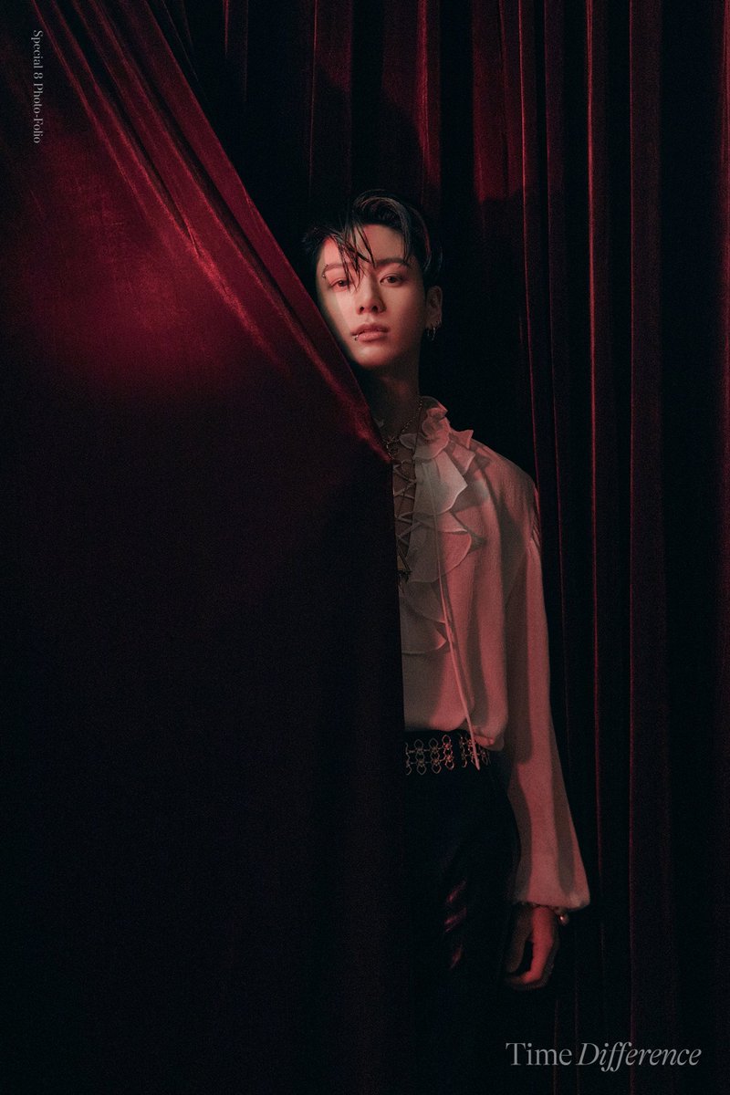 SIREJK's tweet photo. Something new to look forward to, a diverse creative side of mine which will be poured through a self-curated photo folio of mine titled Me, Myself and Jungkook ‘Time Difference’. Here I become my own muse, depicting the story of me as a vampire who is vulnerable to daylight. https://t.co/a5Di2X02U1
