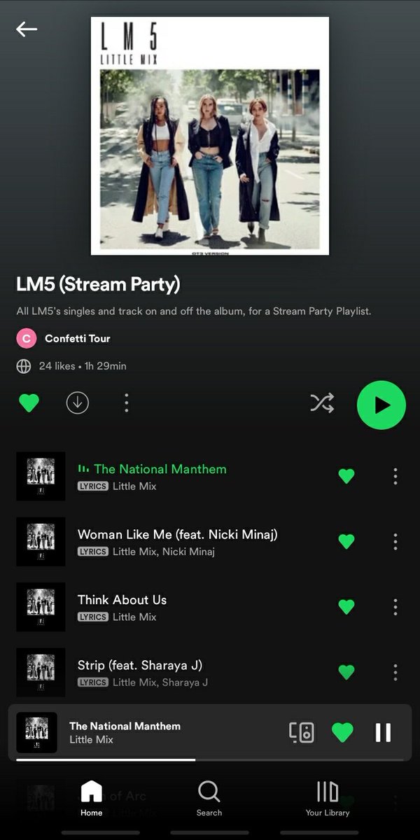 luvleighaderrie's tweet photo. make way for the queen #LM5StreamParty https://t.co/oY1aCLqNX4