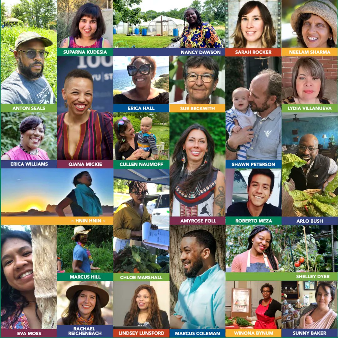 WallaceCenter's tweet photo. The movement for more equitable and just food systems is full of passionate & intentional people. Meet the leaders driving #foodsystemschange & be inspired by their brilliance, creativity, and commitment to change. #FSLNetwork #FSLNwildflowers https://t.co/sA8jxaZCwQ https://t.co/H8lSSbQkBn