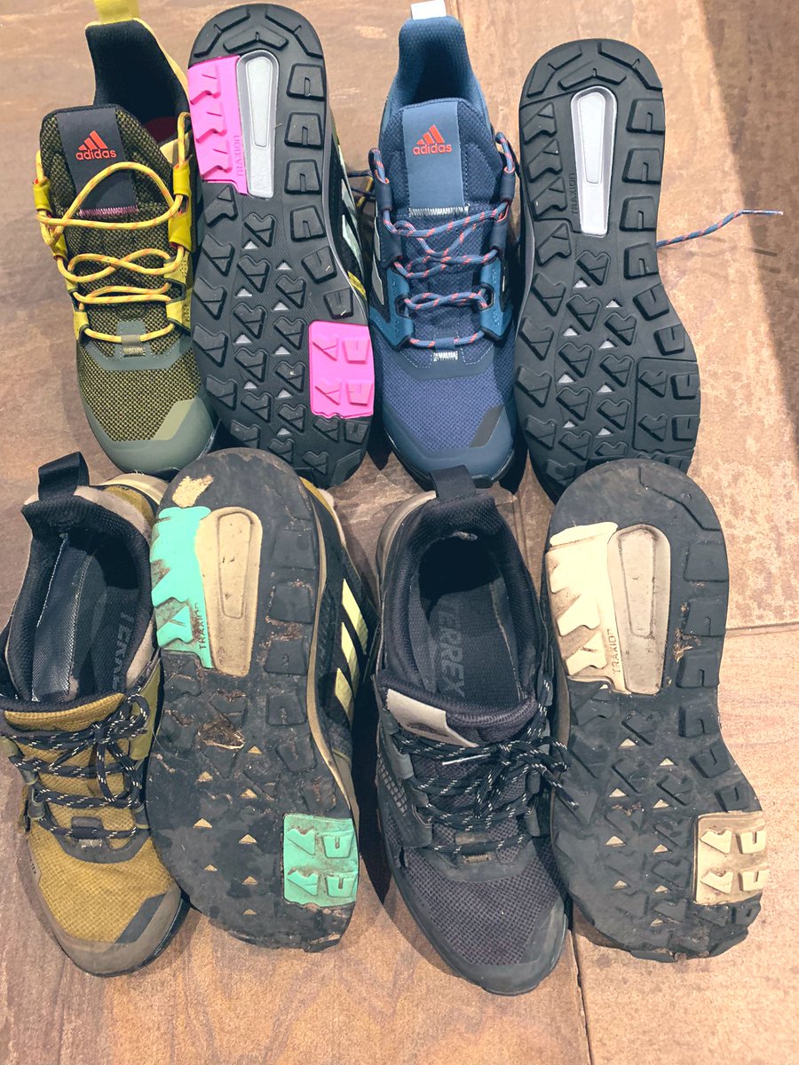 jedwardsno5's tweet photo. Mr @adidasUK does alright out of me on a regular basis, but it’s fair to say as a non driver who walks everywhere I get my moneys worth. #Trailmaker love a new trainer. 😍 https://t.co/WkQlUAkKB5