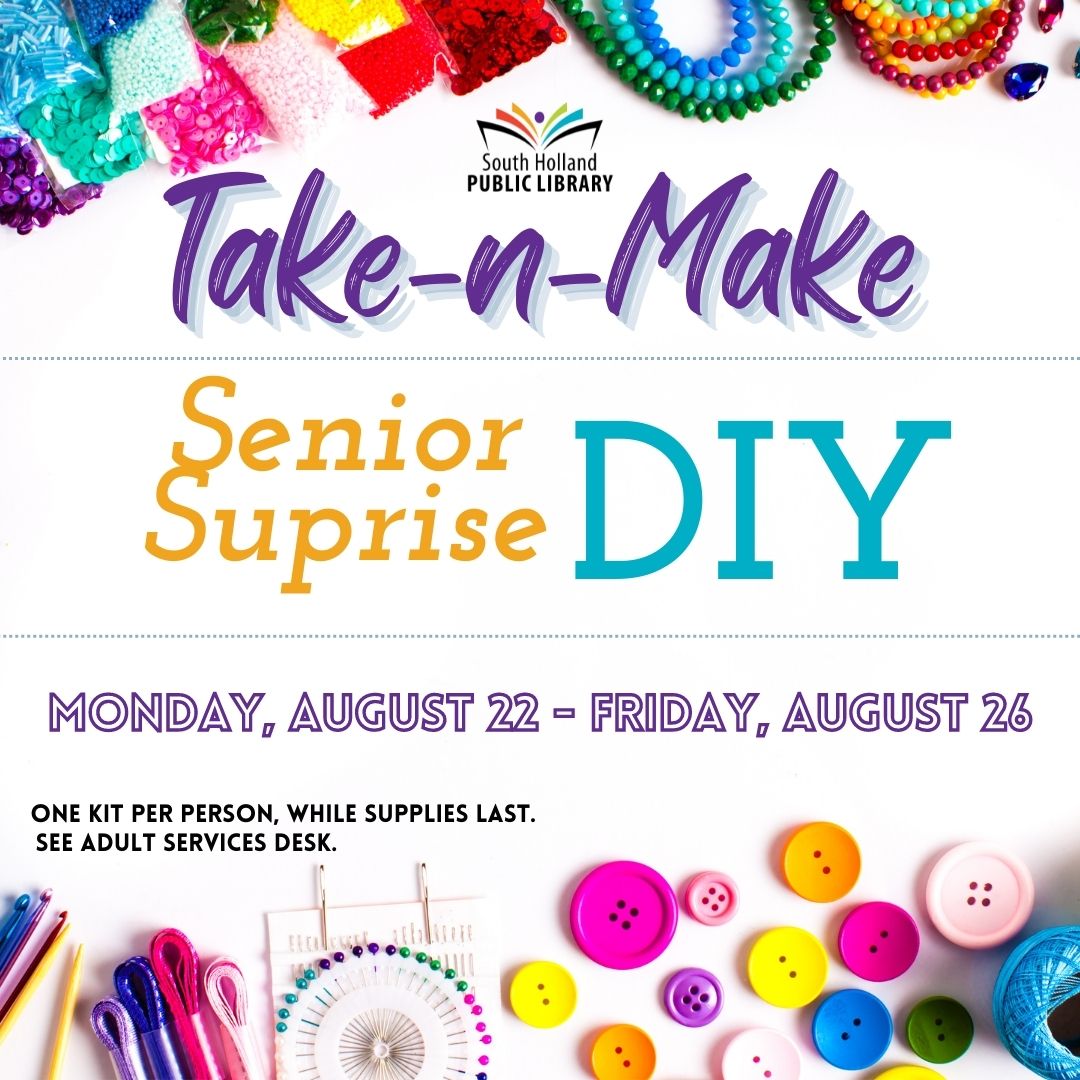 Pick up this week's project: A Surprise #DIY! Limit one per patron, while supplies last.