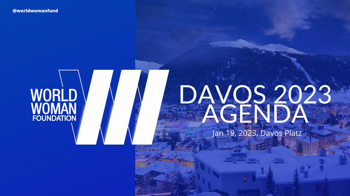 World Woman <a href="/Davos/">World Economic Forum</a> is excited to announce the launch of our #EqualityMoonshot at #WEF2023. Join the global agenda for women in a bold new way. We are calling in dreamers, doers, and disruptors to lead the new wave of change. Partner opportunities: info@worldwomanfoundation.com