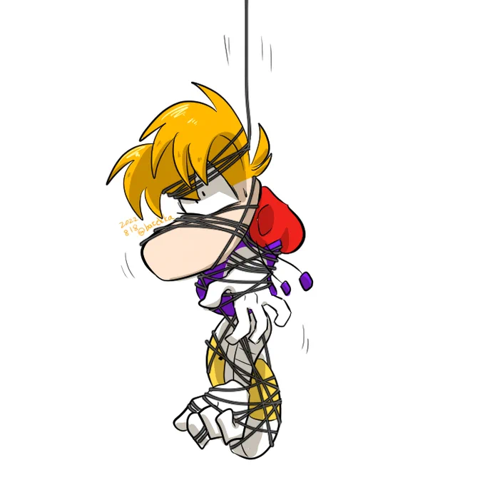 #レイマン #rayman 絡まっちゃった 