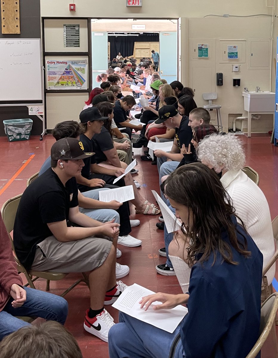davenapoleon's tweet photo. A little ‘speed friending’ today - great way to meet some new people on campus! #IDEACenterHS https://t.co/t0LIvwIMjj