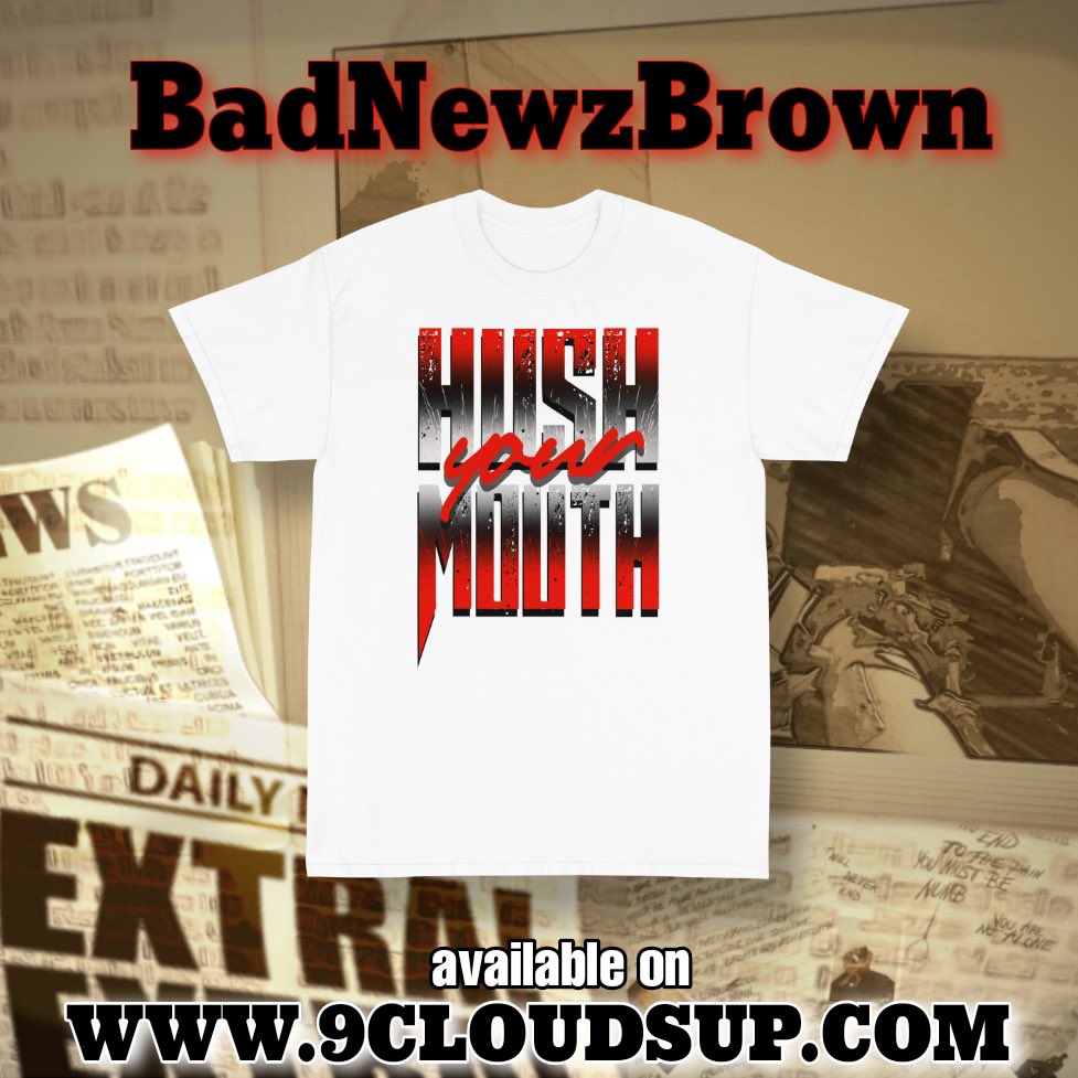 supermario_bars's tweet photo. ๐ MERCH ๐จ
Salute ! Shout out to my guy @BadnewzBrowntv !
You can now get your official Bad Newz Brown t-shirts from https://t.co/HlsF5qRUsN ๐
Sponsored by @9cloudsuptexas #staycloudy
#cloudygang #badnewzbrown #battlerap #media #follow https://t.co/kwaX7FEpsR