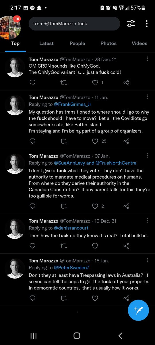 infamoushat's tweet photo. @TomMarazzo Guy who swears on twitter gets butthurt someone else swore on twitter. https://t.co/zhMsIIXgT4