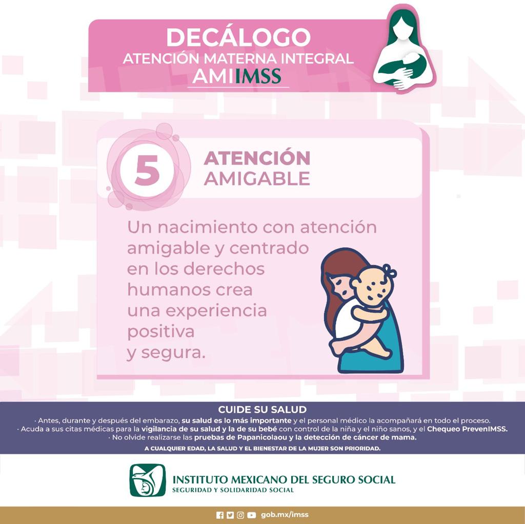 imssjalcontigo's tweet photo. Atención amigable para una experiencia positiva de madre e hijo #AMIMSS https://t.co/XF5Om6NvsZ