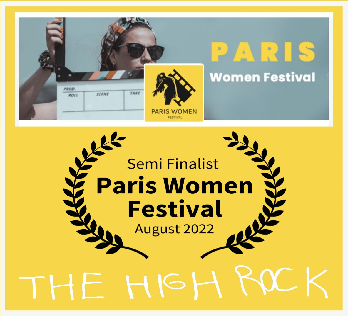 thehighrockdoc's tweet photo. So this happened... Thank you to the Paris Women  Festival for selecting The High Rock! #kidsinnature #childrenandnature https://t.co/XsTyK1Mj70
