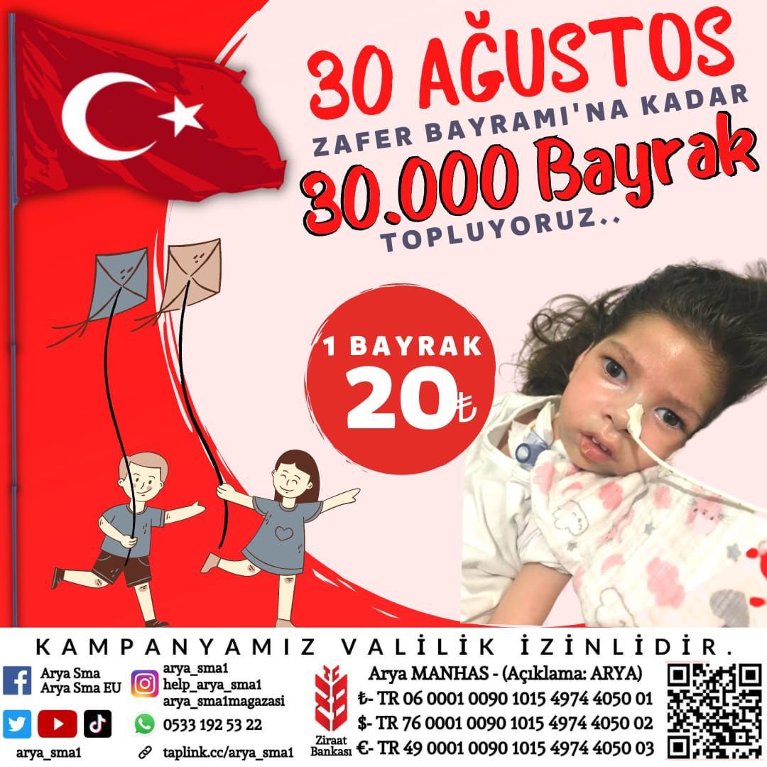 30 Ağustos Zafer Bayramı’na kadar 30 bin bayrak toplama hedefimiz var.Bir bayrak alarak bizlere destek olabilirsiniz.🙏🏻 Suriye Bankalar #KalpKriziSalgını #egmpromosyonuiptalet #Trabzonspor Sörloth Bay Kemal Ayşe Canikli Abim Ateşli Pozlar İYİ Parti yılan #SadGül #SahteDokuz Konya