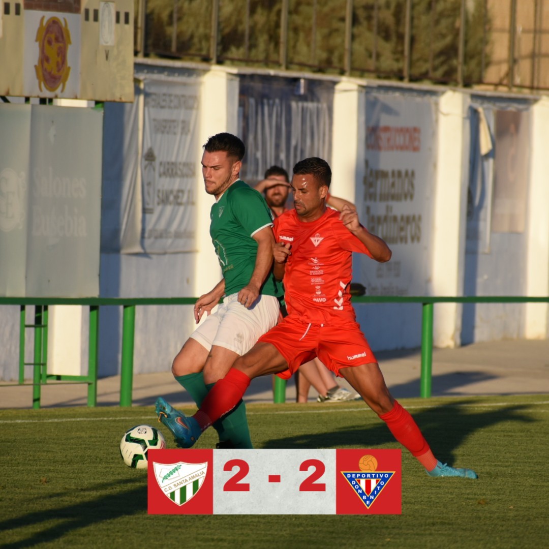CDDonBenito_'s tweet photo. 🏁 | 2 - 2 | Final de la quinta prueba de pretemporada.

#PretemporadaCDDB
#SantaAmaliaDonBenito https://t.co/gTXagtOpkU