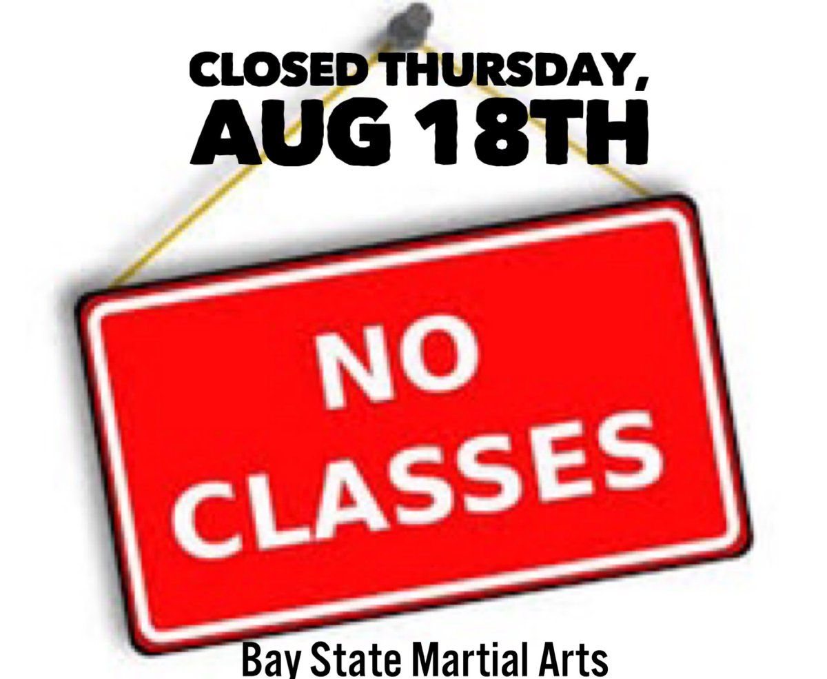 BayStateMA's tweet photo. Just a reminder, no classes tomorrow August 18th. #baystatema https://t.co/LzBn5pL34A