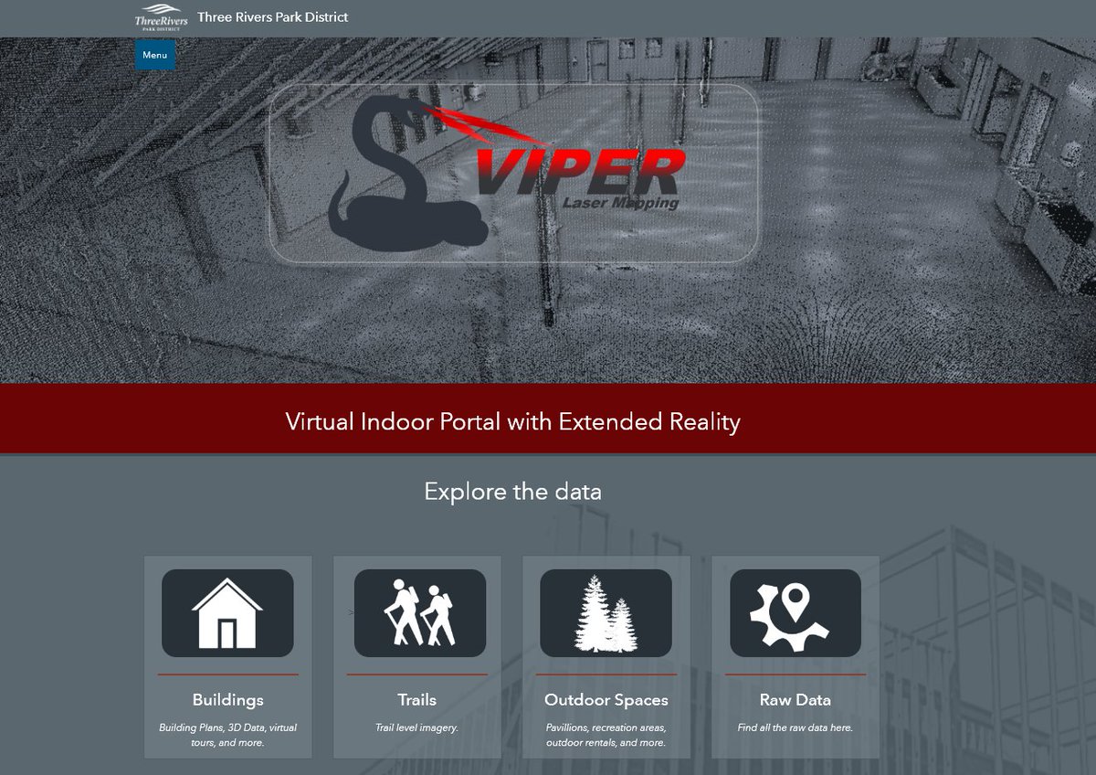 Huber099's tweet photo. With our newest page being this Outdoor Spaces page🤩 I'm STOKED with how the design/aesthetic of our @ArcGISOnline @ArcGISHub Site is coming along! 

#3Ddata #virtualtours #gischat #parkdistrict #TRPD #VIPER https://t.co/ZitpwrB0DN
