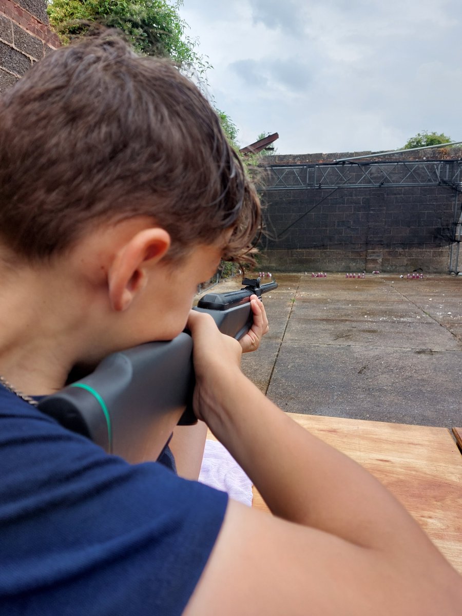 CraigHumpleby's tweet photo. #70thPortsmouth #Scouts Due to work getting in the way, only a short summer camp this year, we did #Tomahawks, #Shooting and #Cratestacking with a day out at Winchester Science Center and shopping in the city @PortsmouthScout @HampshireScouts #skillsforlife #adventures #camping https://t.co/CmJNNMb3zc