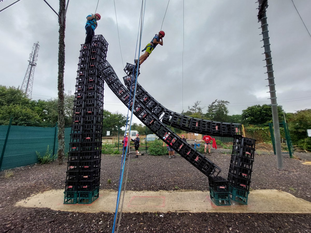 CraigHumpleby's tweet photo. #70thPortsmouth #Scouts Due to work getting in the way, only a short summer camp this year, we did #Tomahawks, #Shooting and #Cratestacking with a day out at Winchester Science Center and shopping in the city @PortsmouthScout @HampshireScouts #skillsforlife #adventures #camping https://t.co/CmJNNMb3zc