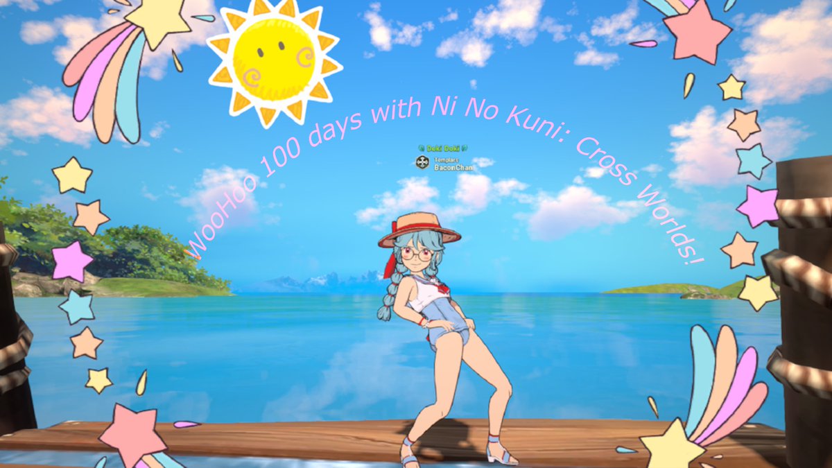 baconandjello's tweet photo. Awe yeah 100 days of fun times with friends and here's to many more!  :)   #NinoKuniCrossWorlds https://t.co/Jli0IQ6X0F