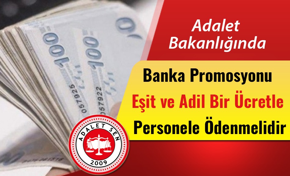 Sayın Bakan <a href="/bybekirbozdag/">Bekir  Bozdağ</a> , her kalemde yüksek fiyat artışlarının olduğu şu dönemde, <a href="/adalet_bakanlik/">T.C. Adalet Bakanlığı</a> personelinin merakla beklediği Promosyon Anlaşmasının EN AZ #Adaletse35BinleBaşla'tılması ve Türkiye'de en yüksek promosyon miktarının alınması gerekir. 

<a href="/adaletsendikasi/">Adalet Sendikası</a>