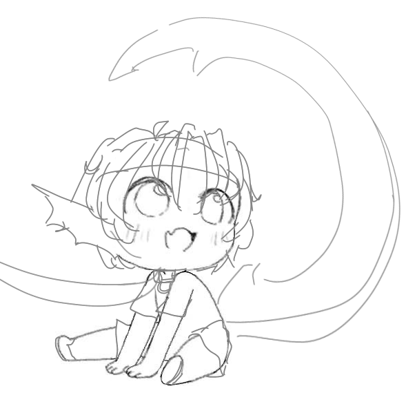StoirmAstray's tweet photo. Smol doodle of baby Luka done by @Cloverlleaff 🧡🧡🧡🧡

#Threshart https://t.co/YAEFERjOFV