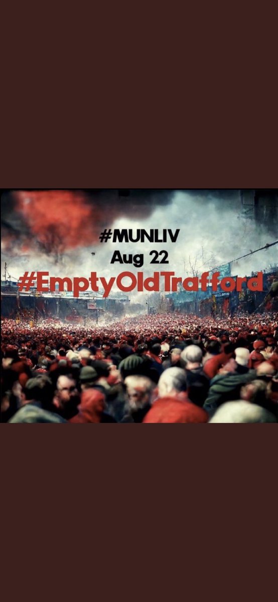 #EmptyOldTrafford #MUNLIV #GlazersOut
