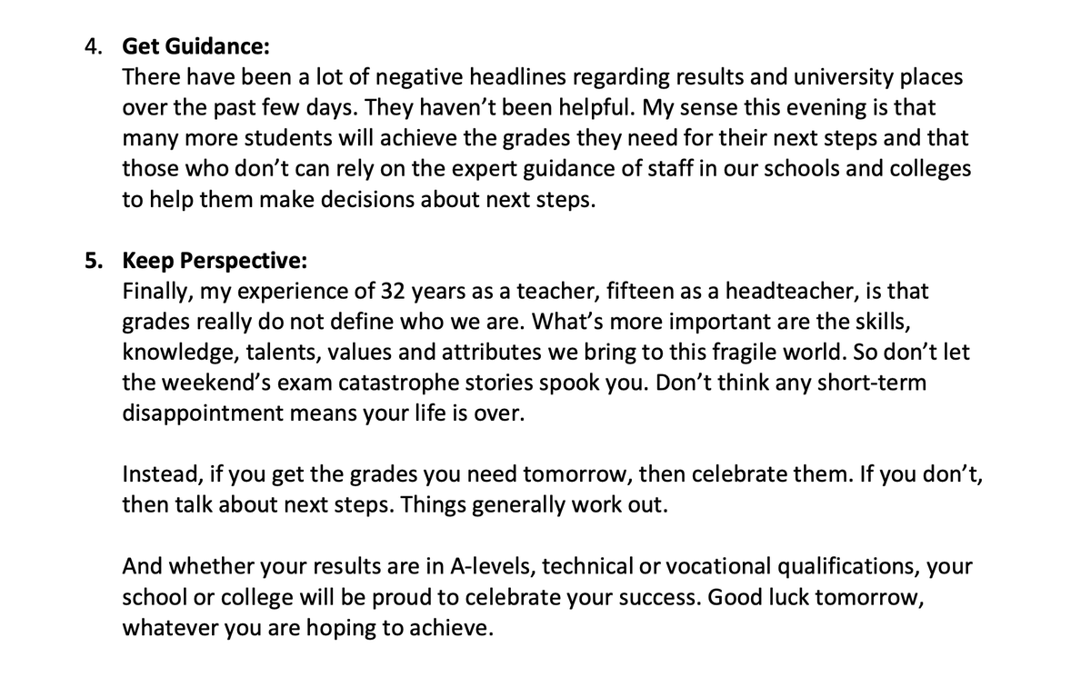 RealGeoffBarton's tweet photo. My pre-results day reflections part 2: https://t.co/ZHkRTN21cx
