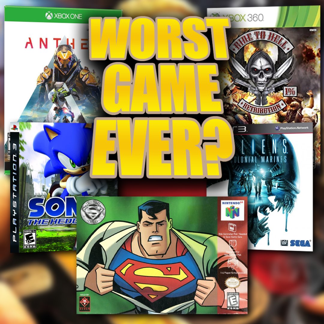 radkatz55's tweet photo. What do you think is the WORST game ever?
#gaming #videogames #worstgameever #badgame https://t.co/2cMRYH8945